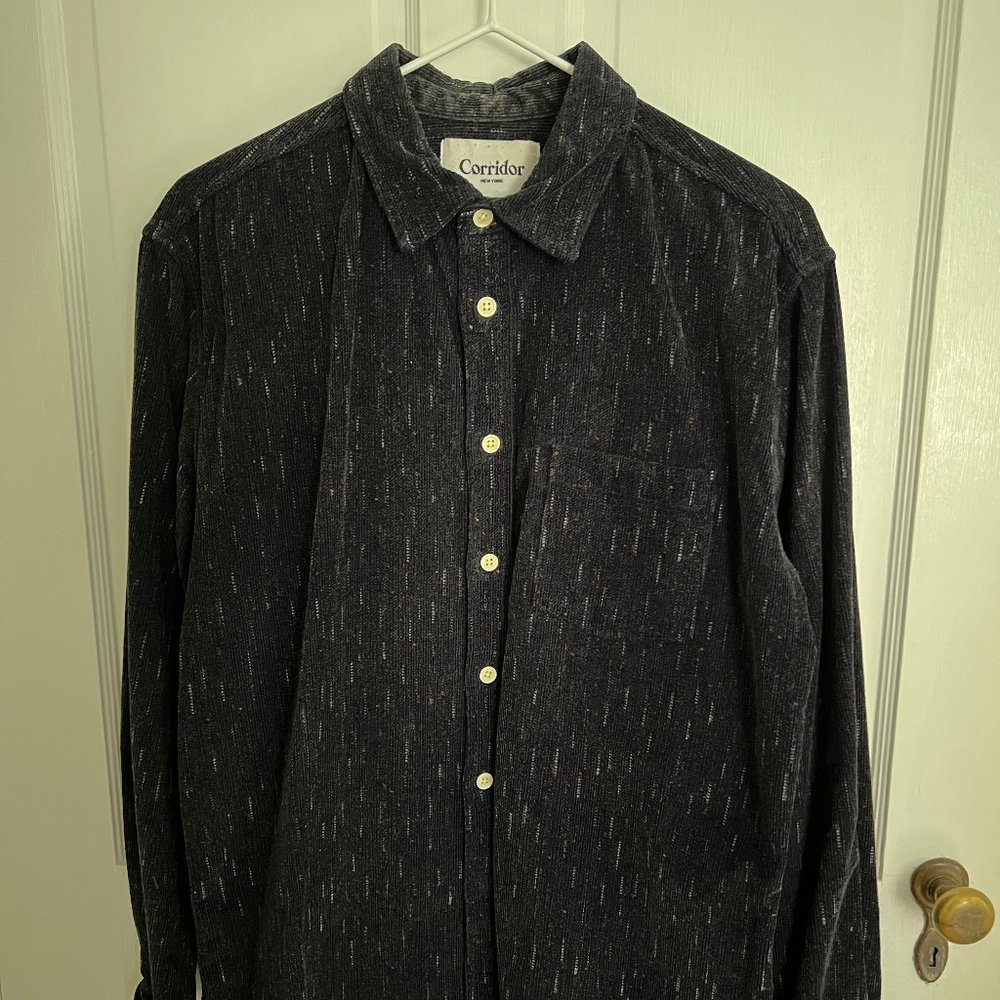 Corridor corduroy button down